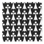 Ermine Pattern, mittelalterliches Muster, weiß auf Würfel (Rechts)