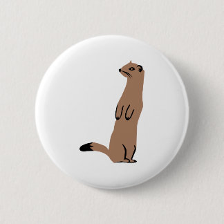 Ermine - Stoat - Weasel Button