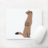 Ermine - Stoat - Weasel Mousepad (Mit Mouse)