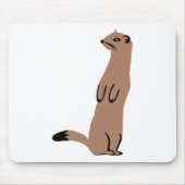 Ermine - Stoat - Weasel Mousepad (Vorne)