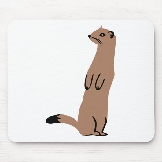 Ermine - Stoat - Weasel Mousepad (Vorne)