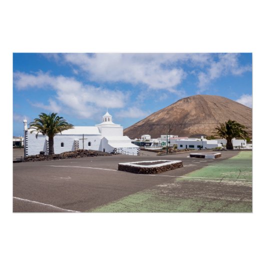Ermita de los Dolores Church, Lanzarote Poster (Vorderseite)