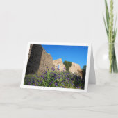 Ermita de Santa Bárbara, Blumenportrait, Spanien Karte (Vorderseite)