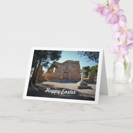 Ermita de Santa Bárbara Facade, Lliria, Valencia Karte (Orchidee)