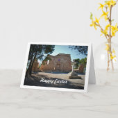 Ermita de Santa Bárbara Facade, Lliria, Valencia Karte (Gelbe Blume)