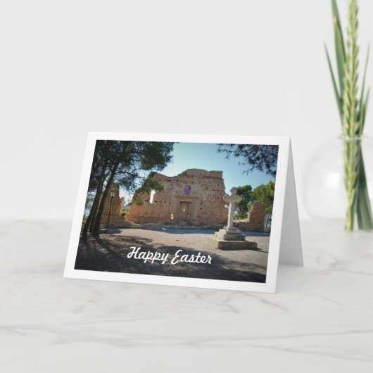 Ermita de Santa Bárbara Facade, Lliria, Valencia Karte (Vorderseite)