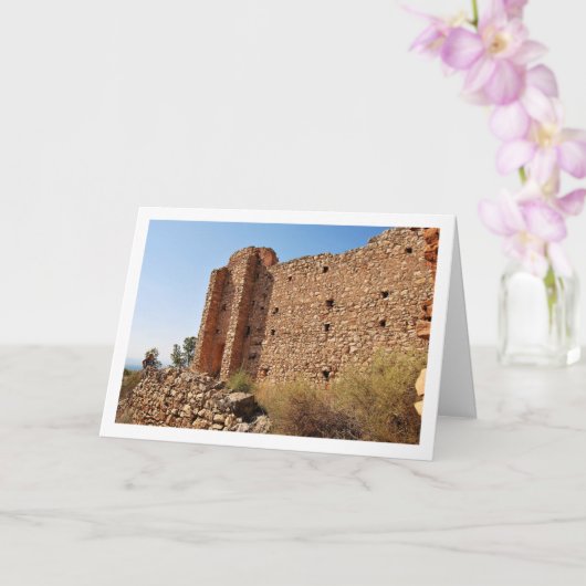 Ermita de Santa Bárbara Facade, Valencia, Spanien Karte (Orchidee)