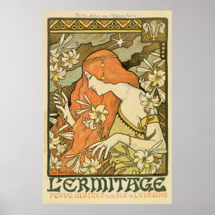 Ermitage Art nouveau Magazin Poster