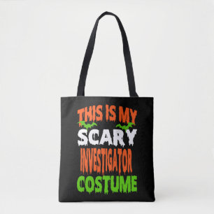 Ermittler - BEÄNGSTIGENDES COSTUME HALLOWEEN SHIRT Tasche