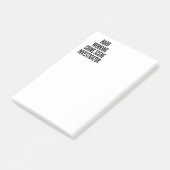 Ermittler der Kriminalitätsforschung Post-it Klebezettel (angewinkelt)