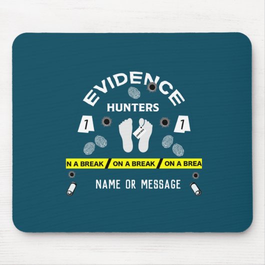 Ermittler für Kriminalwissenschaften Mousepad (Vorne)