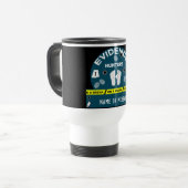 Ermittler für Kriminalwissenschaften Reisebecher (Vorderseite Links)