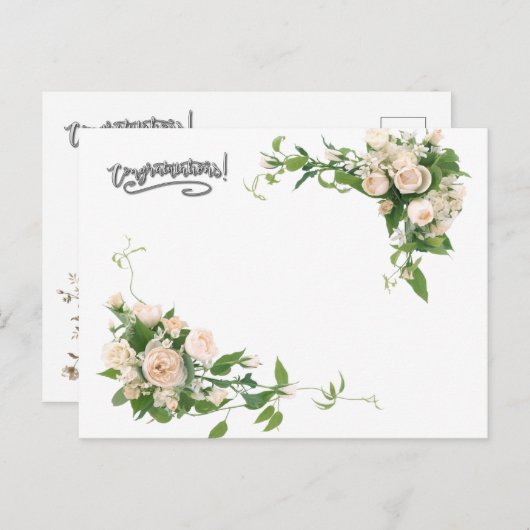 Ermittlungskarte Postkarte (Vorne/Hinten)