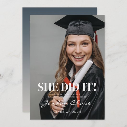 ERMITTLUNGSPARTEI SIE TATTE ES EINLADUNG (Vorne/Hinten)