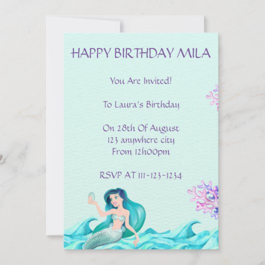 ERMÖGLICHUNG AM GEBURTSTAG, EINLADUNGEN, DIGITAL EINLADUNG (Vorderseite)