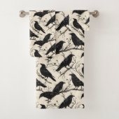 Ermordung von Krähen Badhandtuch Set (Insitu)