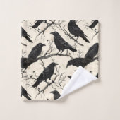 Ermordung von Krähen Badhandtuch Set (Waschlappen)