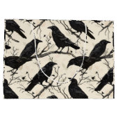 Ermordung von Krähen Große Geschenktüte (Rückseite)