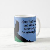 Ermordung von Krähen Kaffeetasse (VorderseiteRechts)