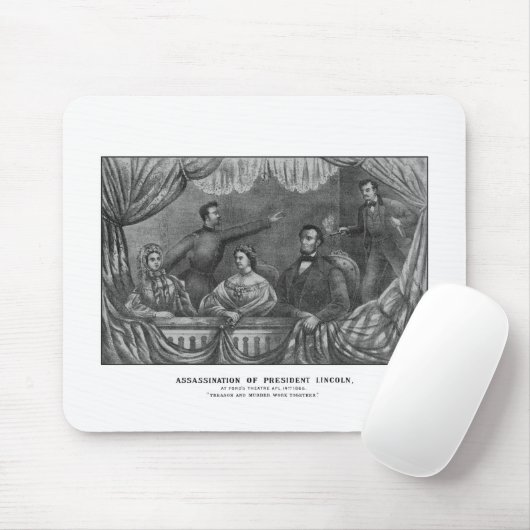 Ermordung von Präsidenten Lincoln Mousepad (Mit Mouse)