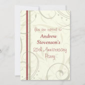 Ermployee Jahrestags-Party Einladungen (Vorderseite)