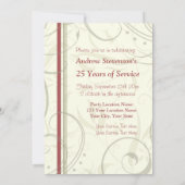 Ermployee Jahrestags-Party Einladungen (Rückseite)