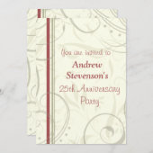 Ermployee Jahrestags-Party Einladungen (Vorne/Hinten)