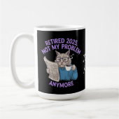 Ermüdet 2025: Nicht mein Problem noch lustiger Kaffeetasse (Links)