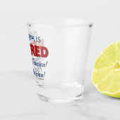 ermüdet: Auf Wiedersehen Tension Hallo Pension Nam Schnapsglas (Rechts)