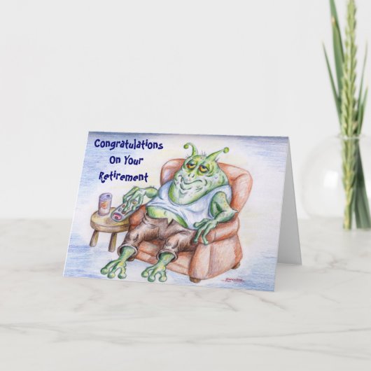 Ermüdet und zurückgezogen karte (Vorderseite)