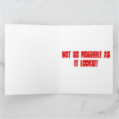 Ermüdete Herzlichen Glückwunsch zur Pensionierung Karte (Innenseite)