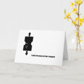 Ermüdung Karte (Gelbe Blume)