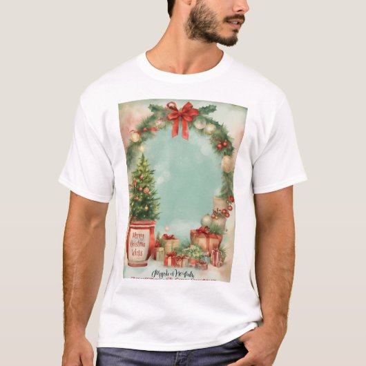 Ermutigen Sie den Geist mit den Weihnachtsbaum-T-S T-Shirt (Vorderseite)
