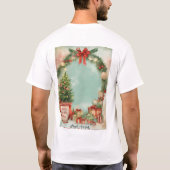 Ermutigen Sie den Geist mit den Weihnachtsbaum-T-S T-Shirt (Rückseite)
