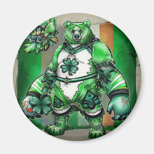 Ermutigen Sie den Geist von Irland St. Patrick's D Magnet (Vorne)