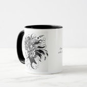 Ermutigen Sie Ihr außergewöhnliches Selbst Tasse (Vorderseite Links)