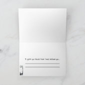 Ermutigen Sie jemanden, der immer im Hüttenhaus is Karte (Innenseite)