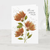 Ermutigen Sie mich "Sei still und weiß" Karte (Vorderseite)