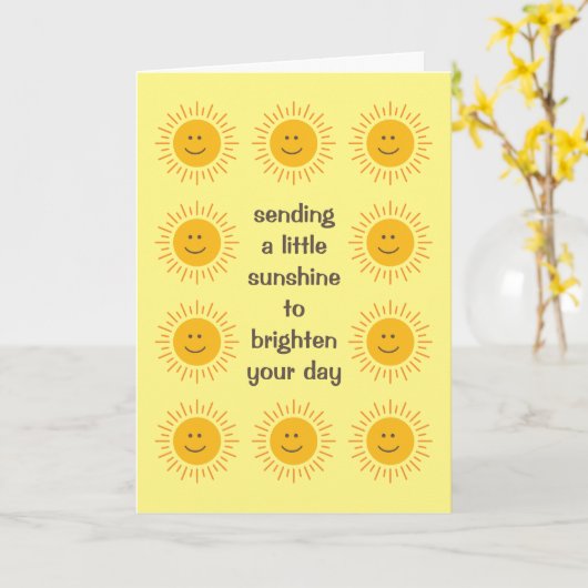 Ermutigen Sie, sich bald gut zu machen Karte (Gelbe Blume)