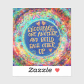 Ermutigen Sie sich eine weitere lustige blaue Insp Aufkleber (Blatt)