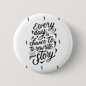 Ermutigend an Ihr selbst-Message-Design glauben Button (Vorderseite)