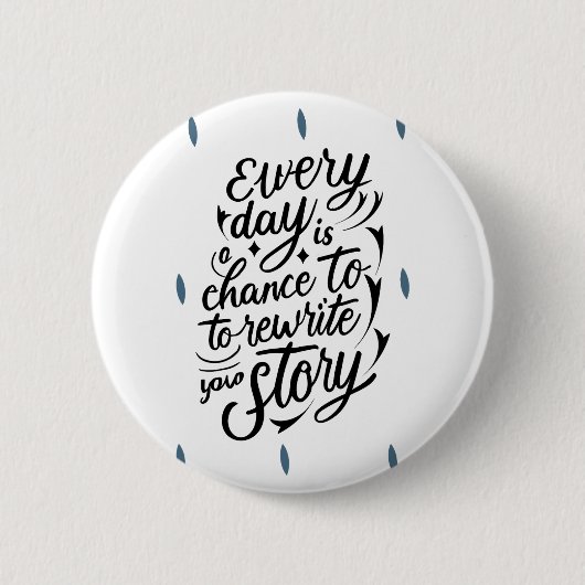 Ermutigend an Ihr selbst-Message-Design glauben Button (Vorderseite)