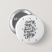 Ermutigend an Ihr selbst-Message-Design glauben Button (Vorne & Hinten)