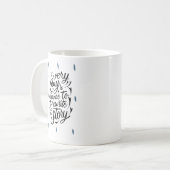 Ermutigend an Ihr selbst-Message-Design glauben Kaffeetasse (Vorderseite Links)