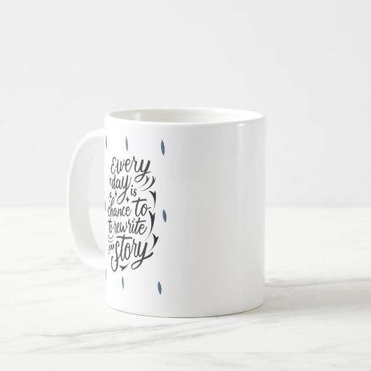 Ermutigend an Ihr selbst-Message-Design glauben Kaffeetasse (Vorderseite Links)