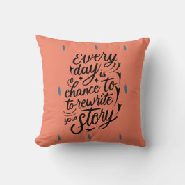 Ermutigend an Ihr selbst-Message-Design glauben Kissen