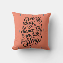 Ermutigend an Ihr selbst-Message-Design glauben Kissen