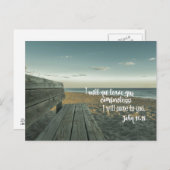 Ermutigend Comforting Bible Verse (John) Postkarte (Vorne/Hinten)