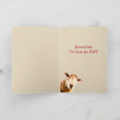 Ermutigend, dass unterstützendes Funny bald wieder Dankeskarte (Innenseite)