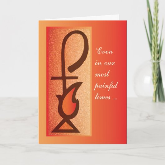 Ermutigend Denken Sie an Sie, Hirtenpersonal & Fl. Karte (Vorderseite)